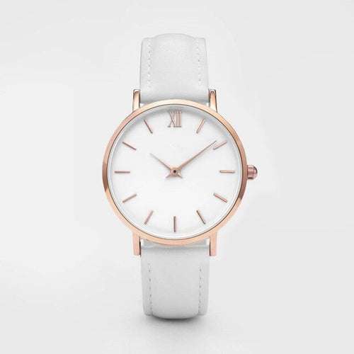 Casual Fashion Leather Ladies Watch
