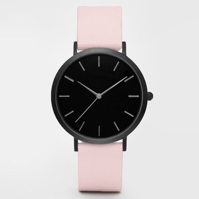 Casual Fashion Leather Ladies Watch
