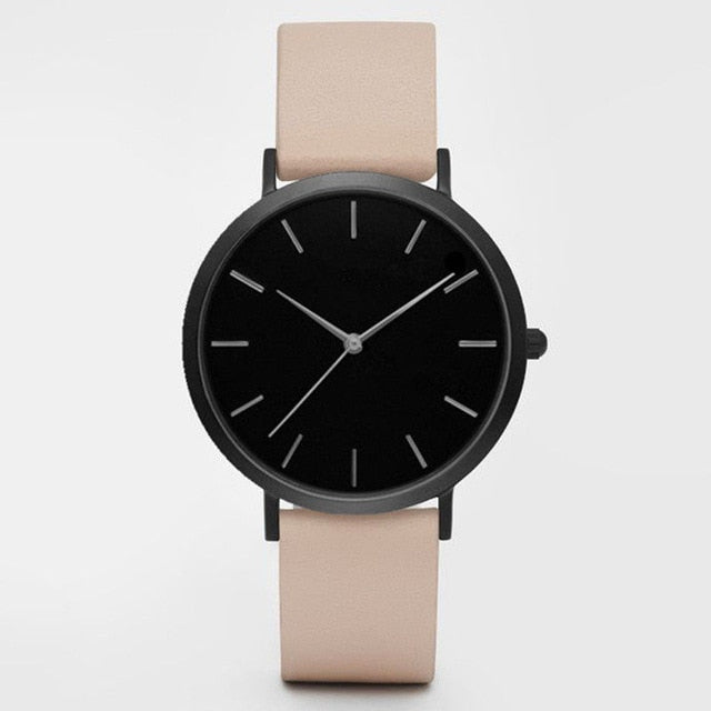 Casual Fashion Leather Ladies Watch